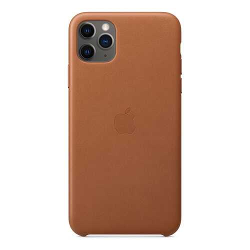 Чехол Apple для iPhone 11 Pro Max Leather Case - Saddle Brown в Йота