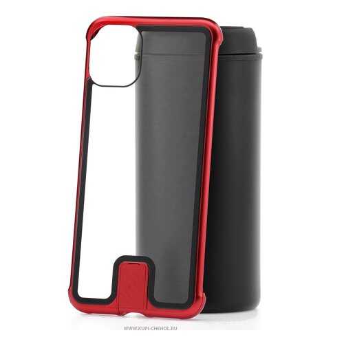 Чехол Apple iPhone 11 Pro Max Kruche Push-pull Frameless Red в Йота