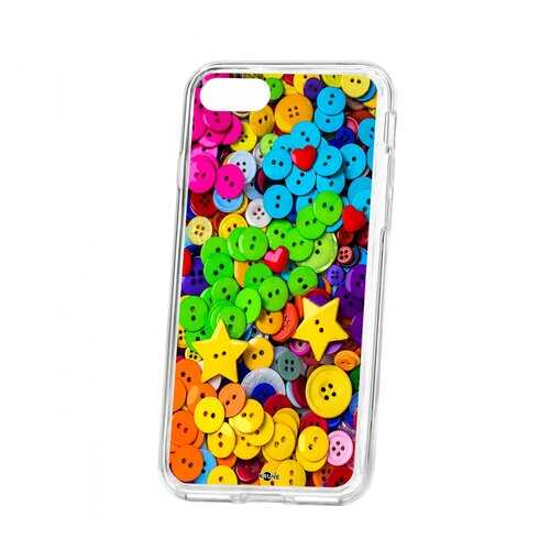 Чехол Apple iPhone 7 Kruche Print Пуговки в Йота
