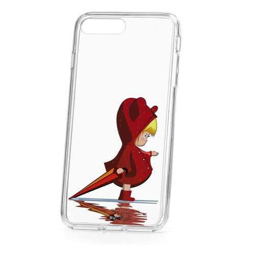 Чехол Apple iPhone 7 Plus Kruche Print Девочка с зонтом в Йота