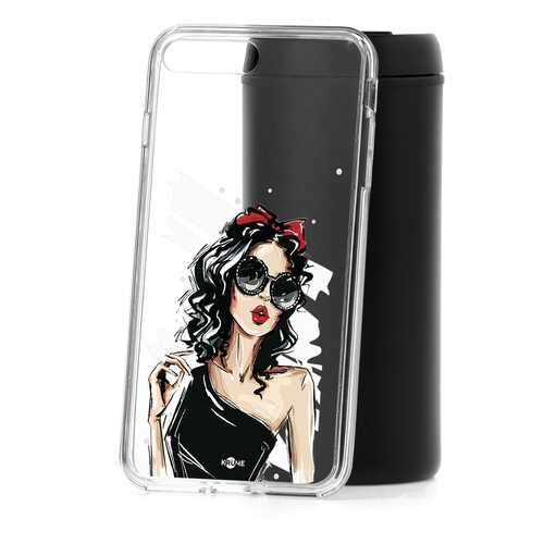 Чехол Apple iPhone 7 Plus Kruche Print Фэшн леди в Йота