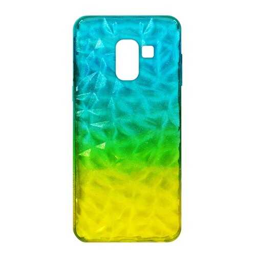 Чехол Crystal Krutoff для Samsung Galaxy A8 (SM-A530) Yellow/Blue в Йота