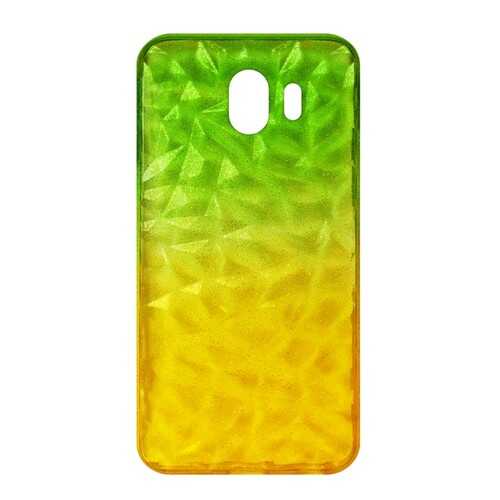 Чехол Crystal Krutoff для Samsung Galaxy J4 2018 (SM-J400) Yellow/Green в Йота