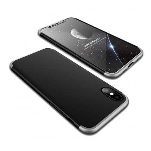 Чехол GKK LikGus для Apple iPhone X (5.8) Black/Silver в Йота