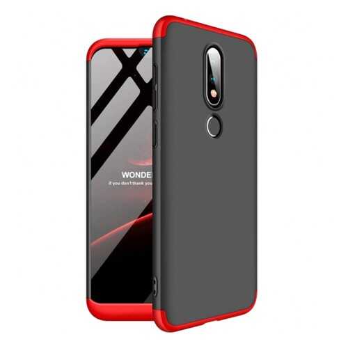 Чехол GKK LikGus для Nokia 6.1 Plus (Nokia X6) Black/Red в Йота