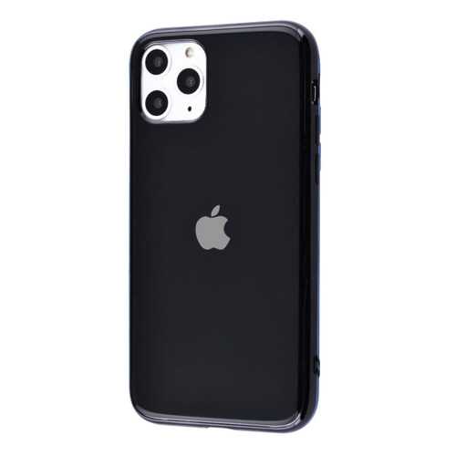 Чехол GLOSSY LOGO для Apple iPhone 11 Pro Max Black в Йота