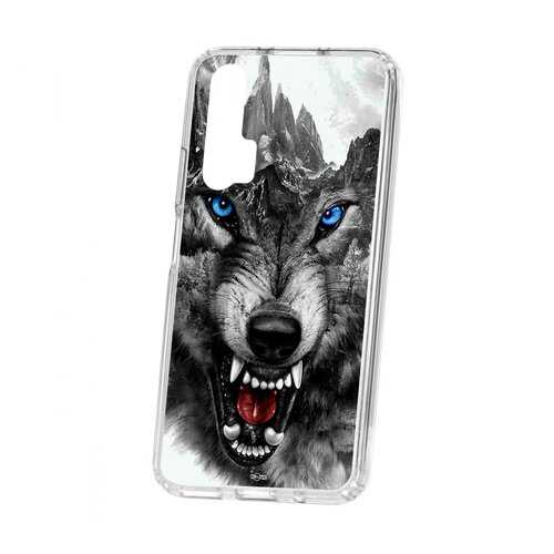 Чехол Huawei Honor 20 Pro Kruche Print Волк в Йота