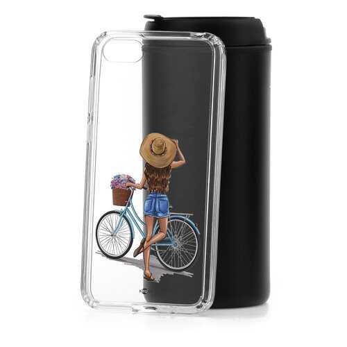 Чехол Huawei Honor 7A Kruche Print Велосипедная прогулка в Йота