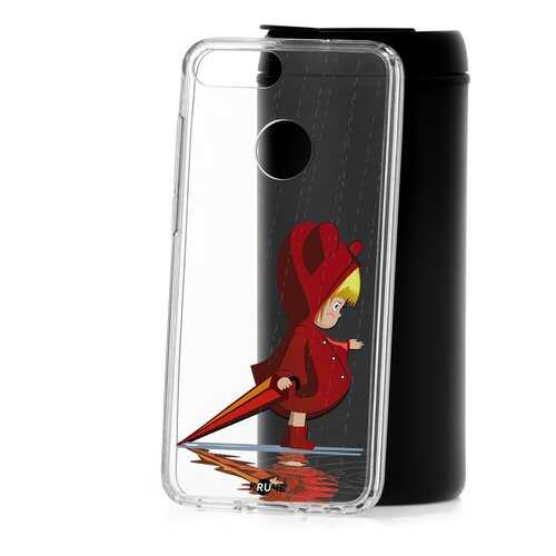 Чехол Huawei Honor 9 Lite Kruche Print Девочка с зонтом в Йота