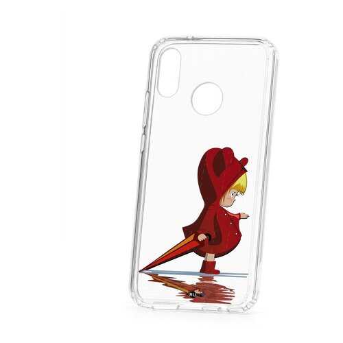 Чехол Huawei P20 Lite Kruche Print Девочка с зонтом в Йота