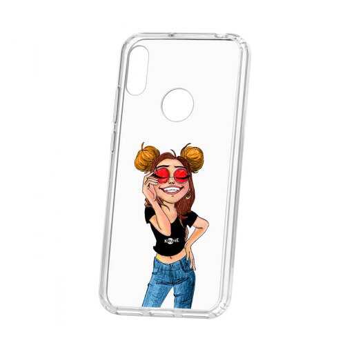 Чехол Huawei Y6 2019 Kruche Print Smiling в Йота