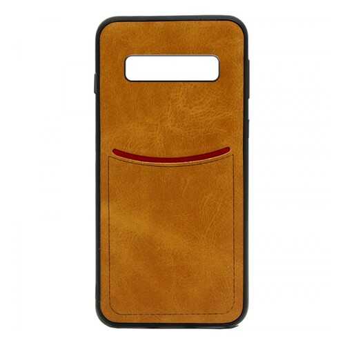 Чехол ILEVEL для Samsung Galaxy S10+ Light Brown в Йота