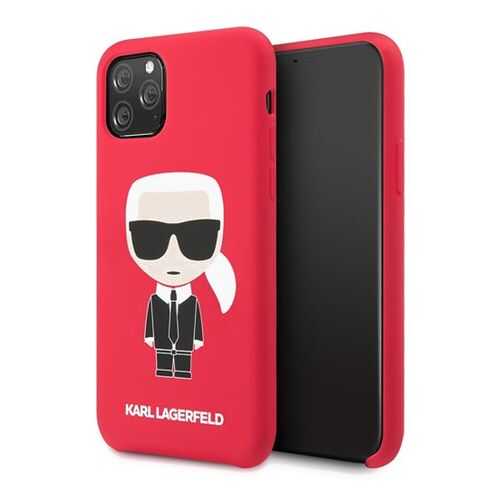 Чехол Karl Lagerfeld Liquid Iconic (KLHCN65SLFKRE) для iPhone 11 Pro Max (Red) в Йота