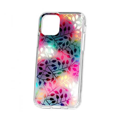 Чехол Kruche Apple iPhone 11 Pro Print Цветные листья в Йота