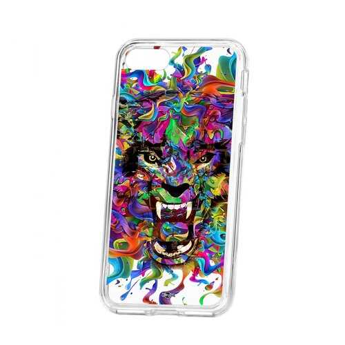 Чехол Kruche Apple iPhone 7 Print Colored beast в Йота