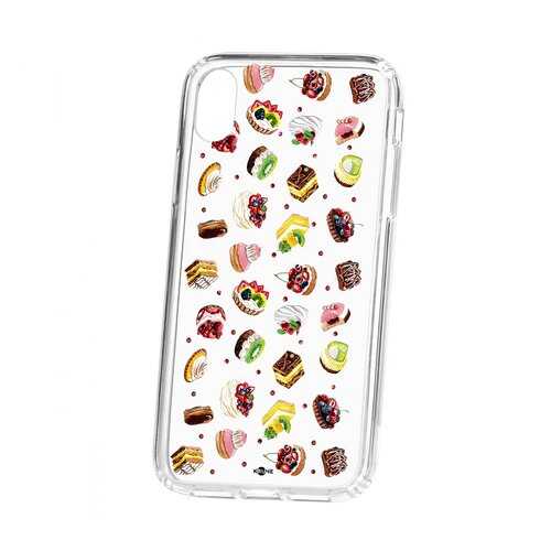 Чехол Kruche Apple iPhone XR Print Cake в Йота