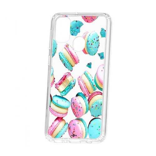 Чехол Kruche для Samsung Galaxy M30S Print Макарон в Йота