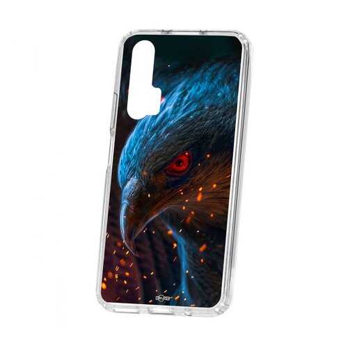 Чехол Kruche Huawei Honor 20 Pro Print Орел в Йота