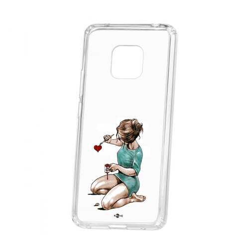 Чехол Kruche Huawei Mate 20 Pro Print Рисуя любовь в Йота