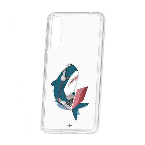 Чехол Kruche Huawei P20 Pro (Plus) Print Акула в Йота