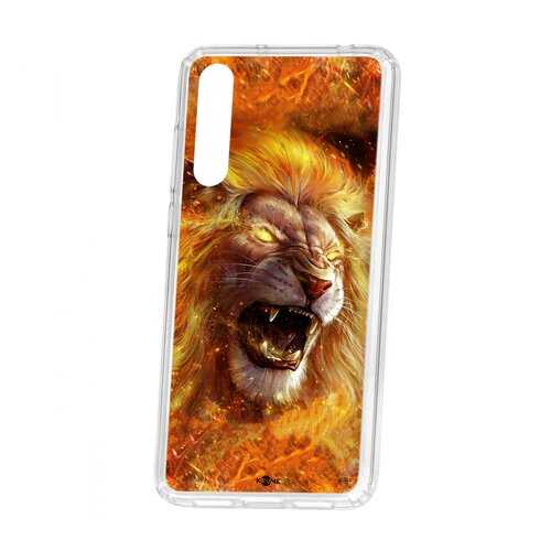 Чехол Kruche Huawei P20 Pro (Plus) Print Лев в Йота