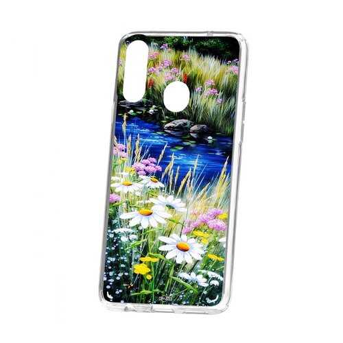 Чехол Kruche Samsung Galaxy A20S Print Ромашки у ручья в Йота