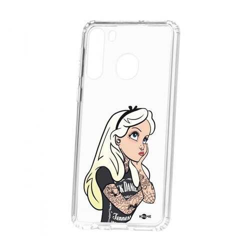 Чехол Kruche Samsung Galaxy A21 Print Tattoo Girl в Йота