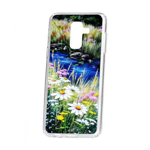 Чехол Kruche Samsung Galaxy A6 Plus (2018) A605f Print Ромашки у ручья в Йота