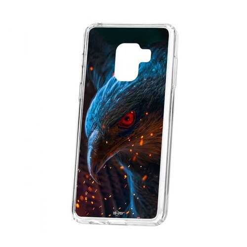 Чехол Kruche Samsung Galaxy A8 2018 (A530) Print Орел в Йота