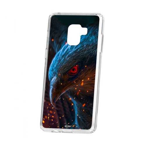 Чехол Kruche Samsung Galaxy A8+ 2018 (A730) Print Орел в Йота