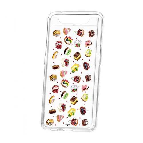 Чехол Kruche Samsung Galaxy A80 Print Cake в Йота