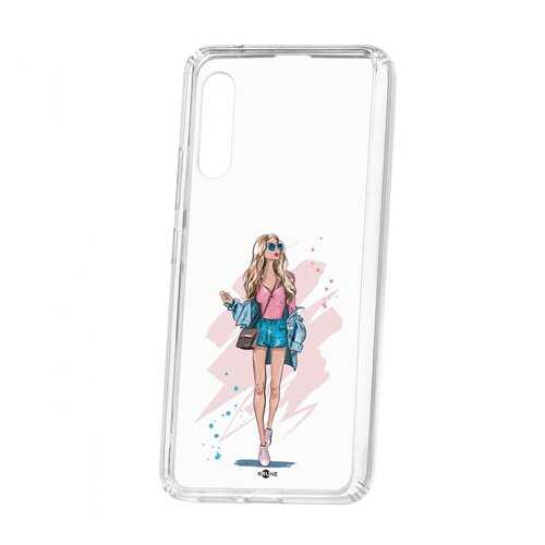 Чехол Kruche Samsung Galaxy A90 5G Print Fashion Girl в Йота