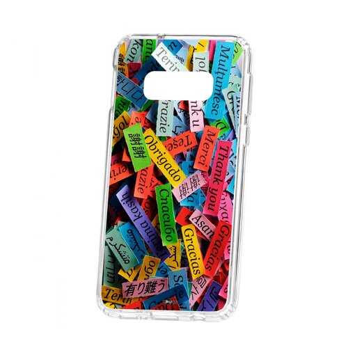 Чехол Kruche Samsung Galaxy S10e Print Thank you в Йота