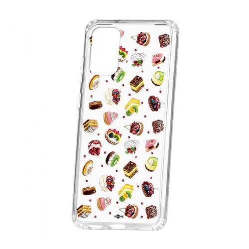 Чехол Kruche Samsung Galaxy S20 Plus Print Cake в Йота