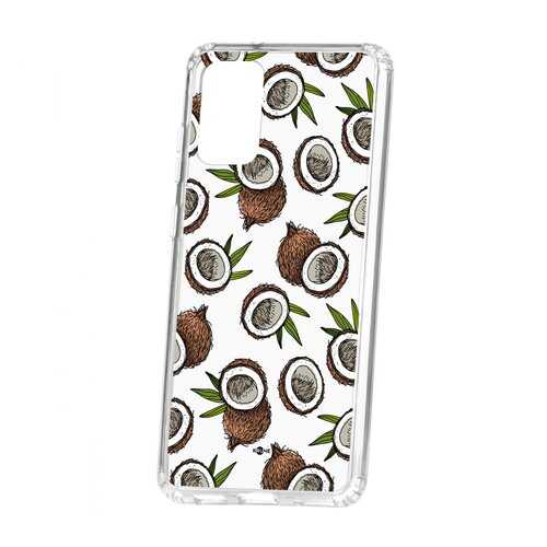 Чехол Kruche Samsung Galaxy S20 Plus Print Кокосы в Йота