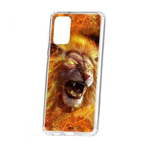 Чехол Kruche Samsung Galaxy S20 Plus Print Лев в Йота