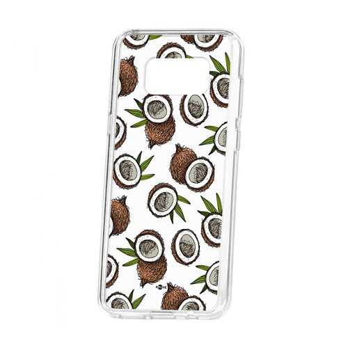 Чехол Kruche Samsung Galaxy S8 Plus Print Кокосы в Йота