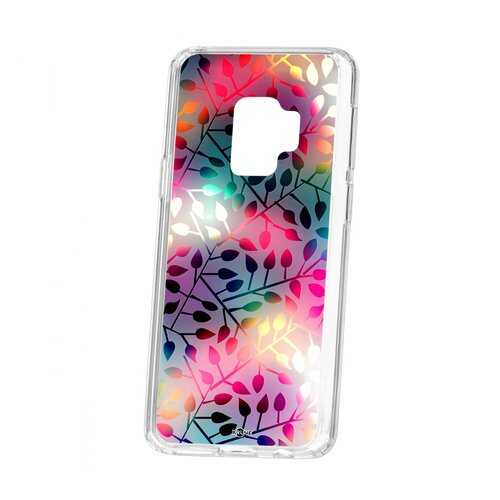 Чехол Kruche Samsung Galaxy S9 Print Цветные листья в Йота