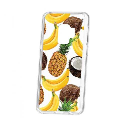 Чехол Kruche Samsung Galaxy S9 Print Тропический микс в Йота