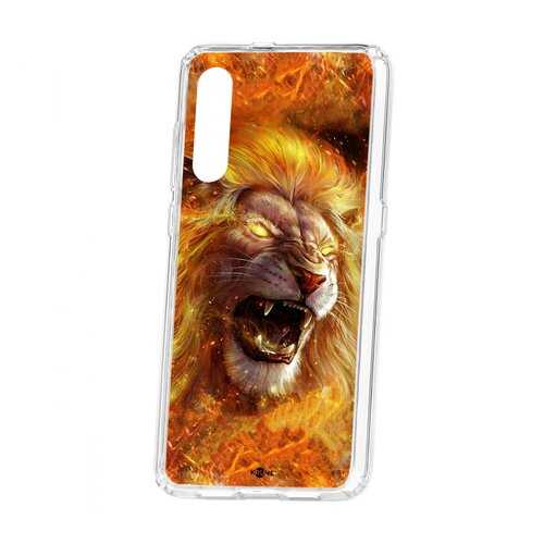 Чехол Kruche Xiaomi Mi 9 Print Лев в Йота