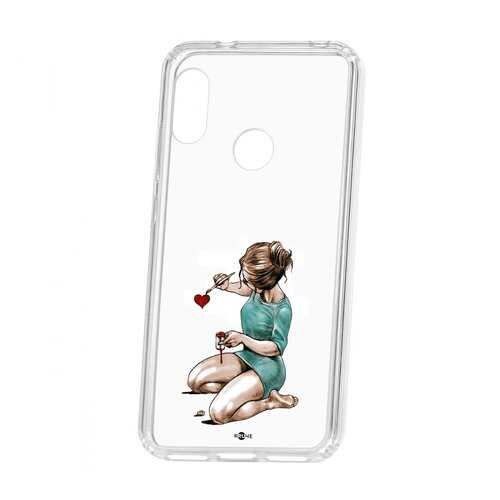 Чехол Kruche Xiaomi Redmi 6 Pro Print Рисуя любовь в Йота