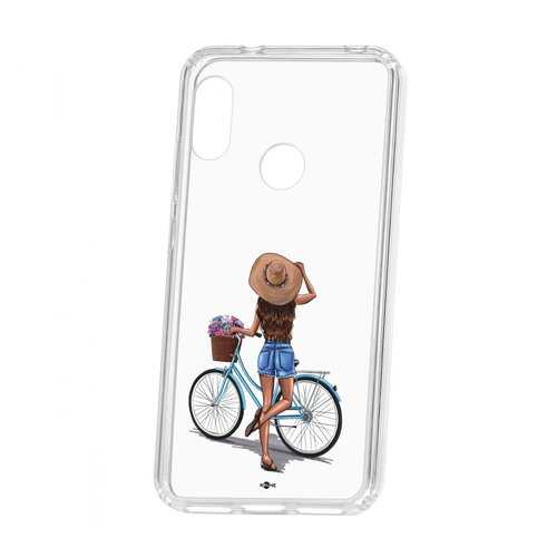 Чехол Kruche Xiaomi Redmi 6 Pro Print Велосипедная прогулка в Йота