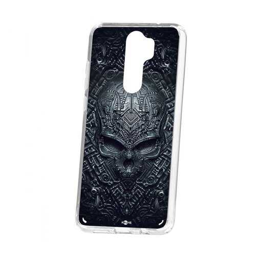 Чехол Kruche Xiaomi Redmi Note 8 Pro Print Череп техно в Йота