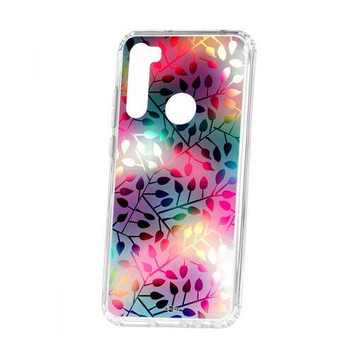 Чехол Kruche Xiaomi Redmi Note 8T Print Цветные листья в Йота