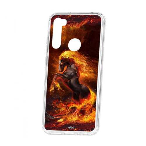 Чехол Kruche Xiaomi Redmi Note 8T Print Конь огонь в Йота