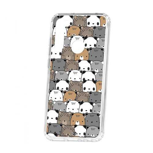 Чехол Kruche Xiaomi Redmi Note 8T Print Медвежата в Йота