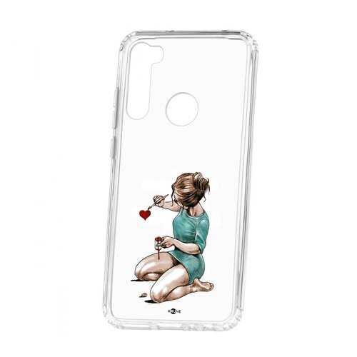 Чехол Kruche Xiaomi Redmi Note 8T Print Рисуя любовь в Йота