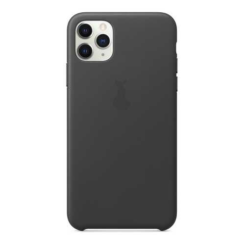 Чехол Leather Case для iPhone 11 Pro Max, LCIP11PM-01-BLAC в Йота