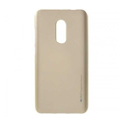 Чехол Mercury iJelly Metal series для Xiaomi Redmi Note 4 (MTK) Gold в Йота