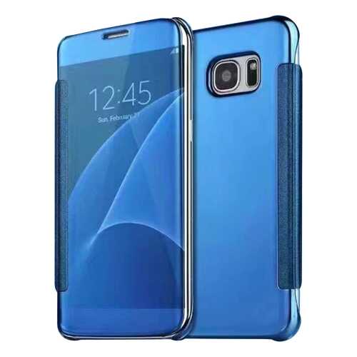 Чехол MyPads для Samsung Galaxy A3 (2016) SM-A310/A3100/A310F 4.7 Clear View Cover Blue в Йота